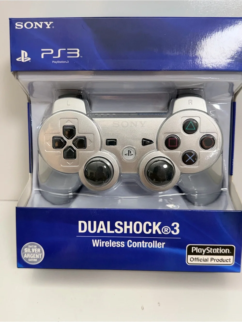 Sony DualShock 3 Wireless Controller - Silver and Black